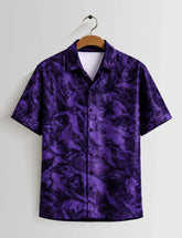 Mankind Purple Mens Half Sleeves Shirts - XPST