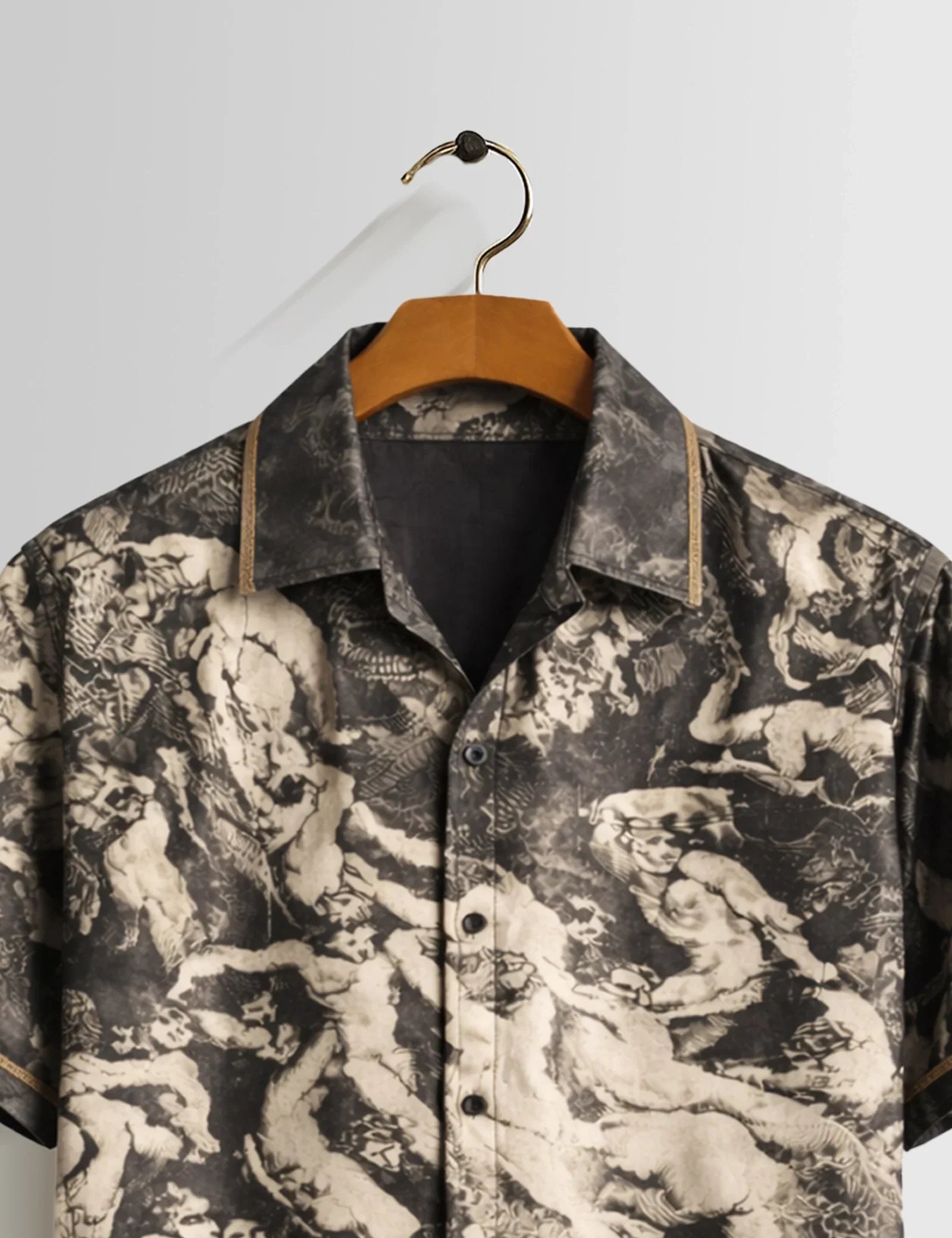 Mankind Cream Mens Half Sleeves Shirts - XPST