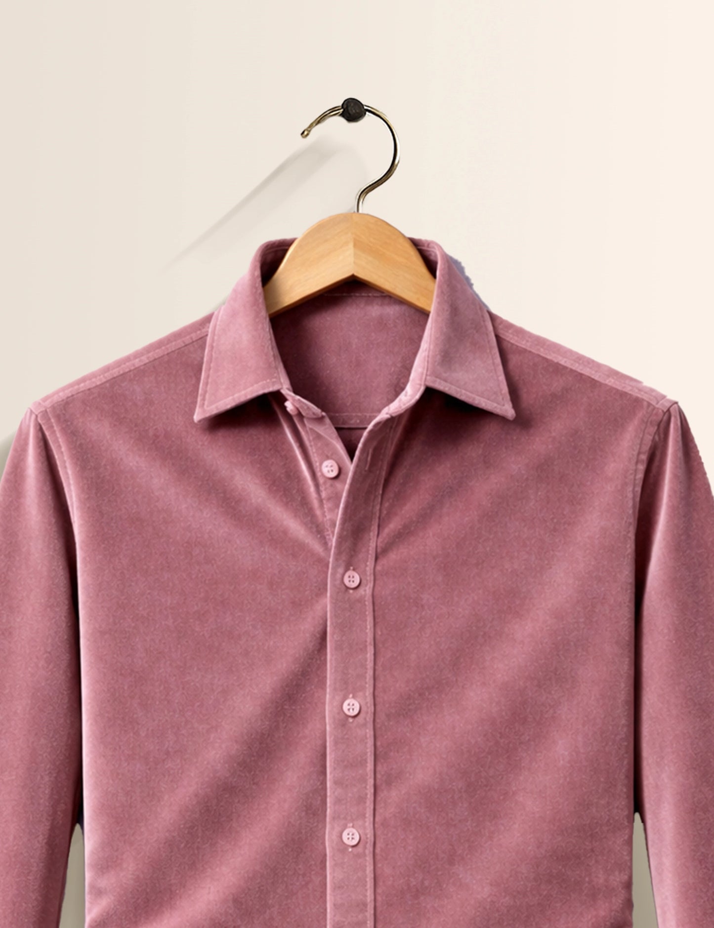 Light Purple Color Premium Velvet Shirt – Elegant Texture & Luxurious Finish - XPST