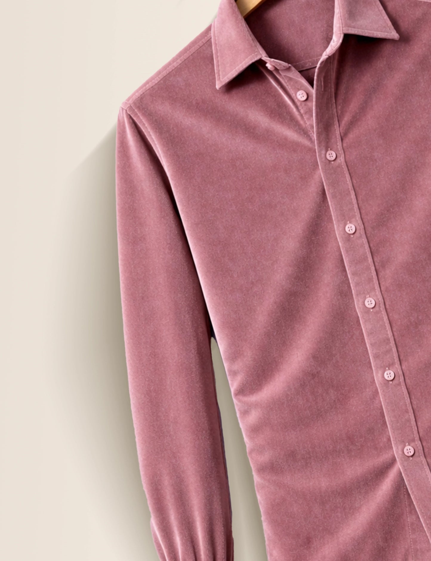 Light Purple Color Premium Velvet Shirt – Elegant Texture & Luxurious Finish - XPST